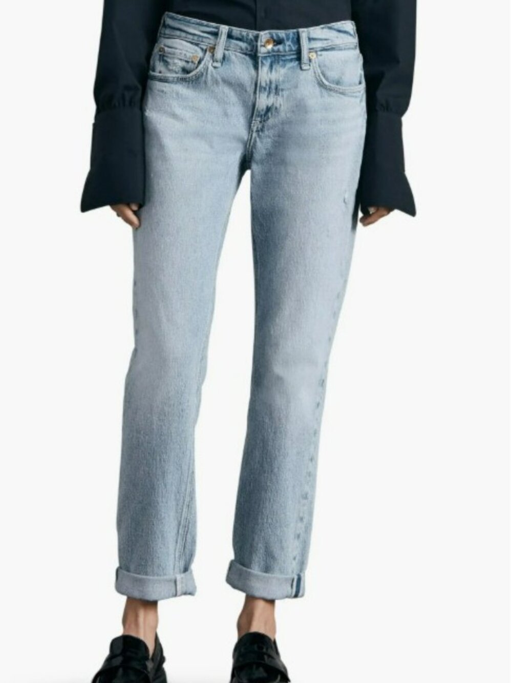 Rag & Bone Dre Low Rise Slim Boyfriend Jeans